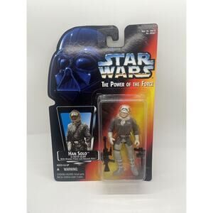 Hasbro Star Wars Power Of The Force Han Solo In Hoth Gear Action Figure